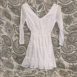 Flowy dress with tie back